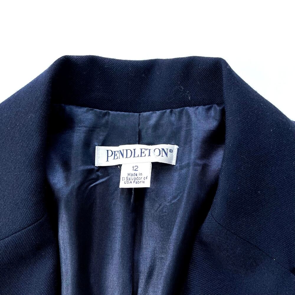 Pendleton Women’s Wool One Button Career Blazer - image 2